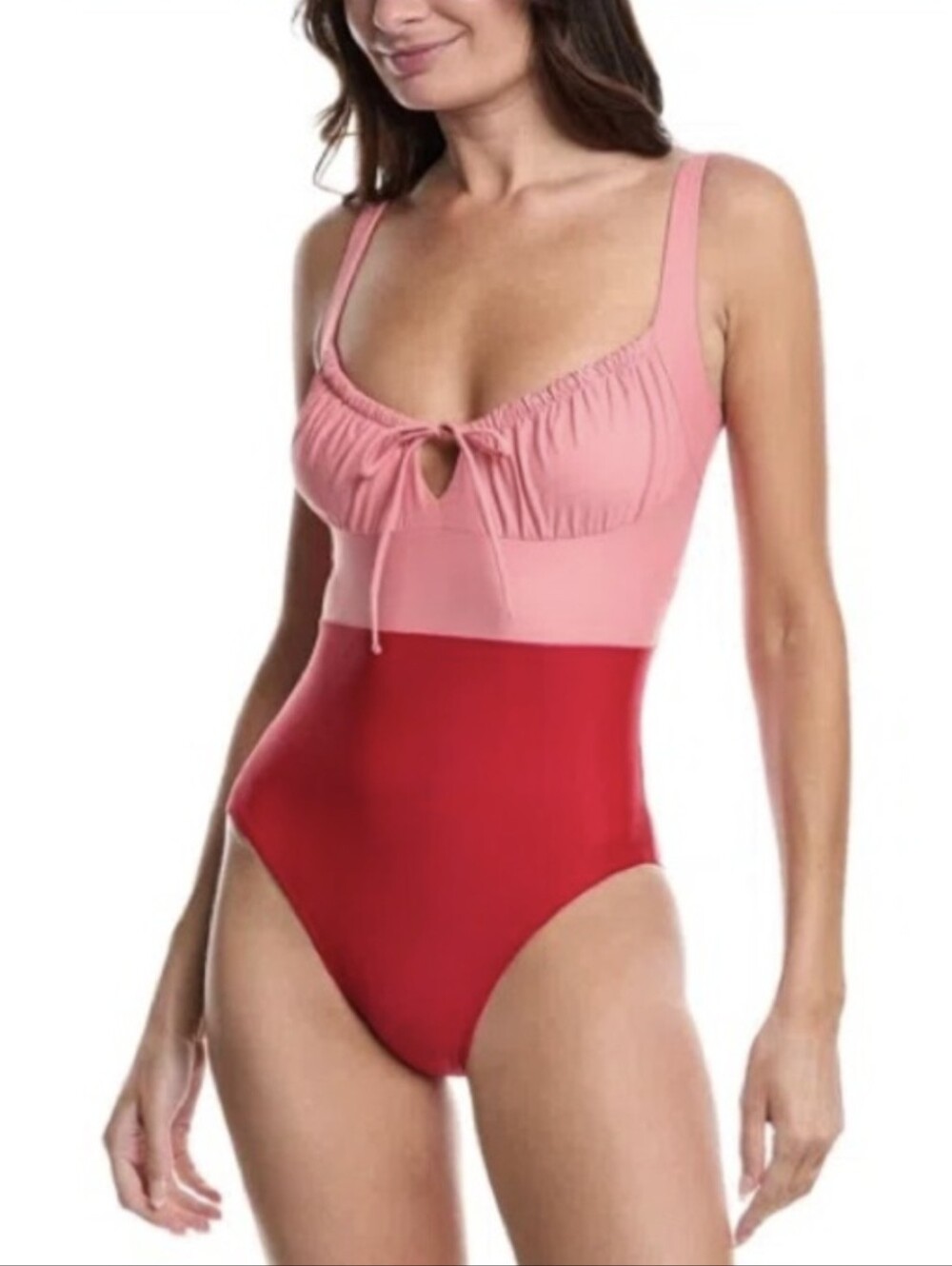 Summersalt The Gulf Gathered Keyhole One Piece Swimsuit